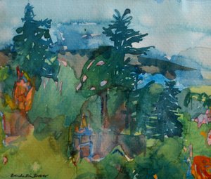 عرض أسطح المنازل (مرحاض على ورق) بواسطة بريندا برين بوكر